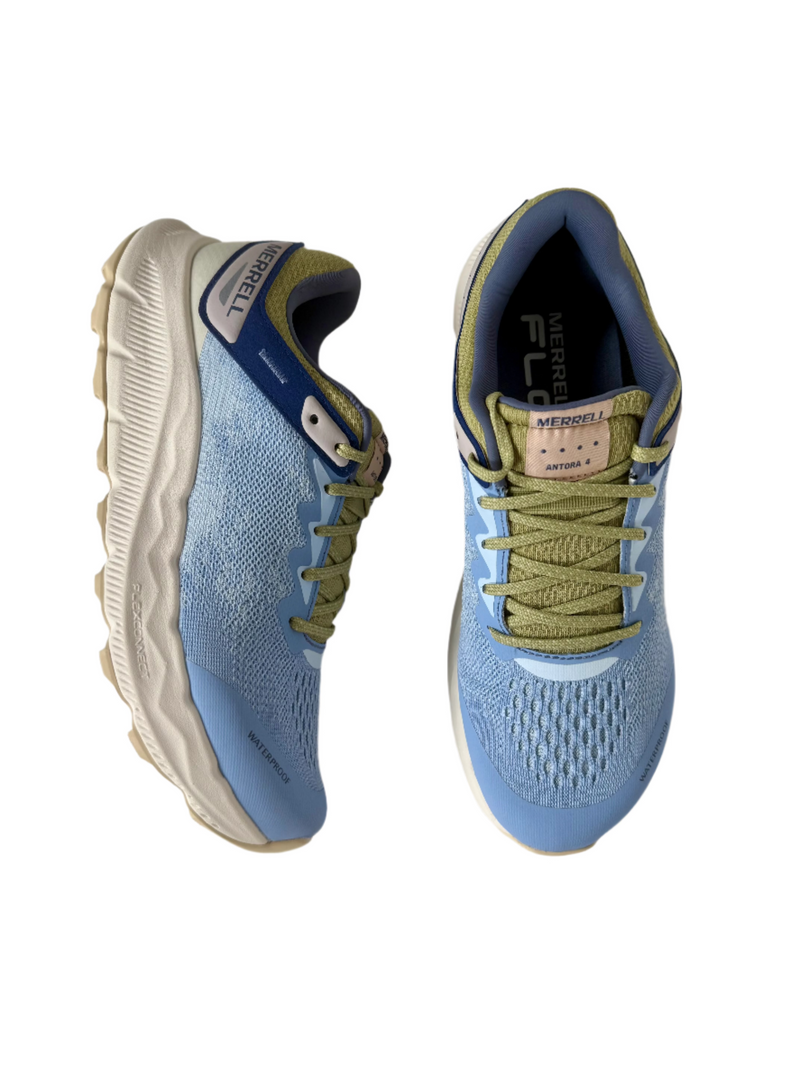 Load image into Gallery viewer, blue merrell trainers
