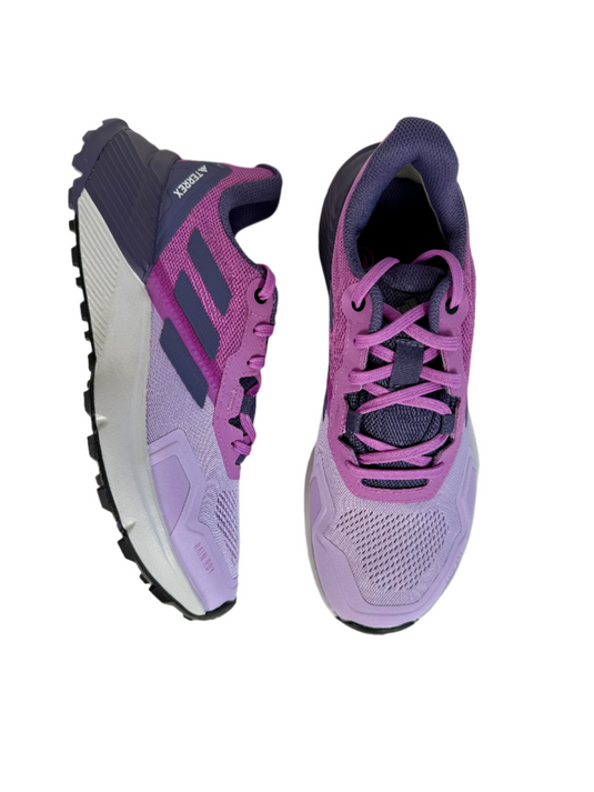 purple adidas trainers