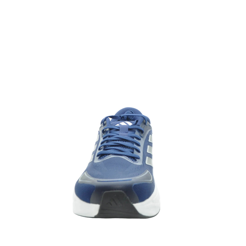 Load image into Gallery viewer, navy adidas trainers
