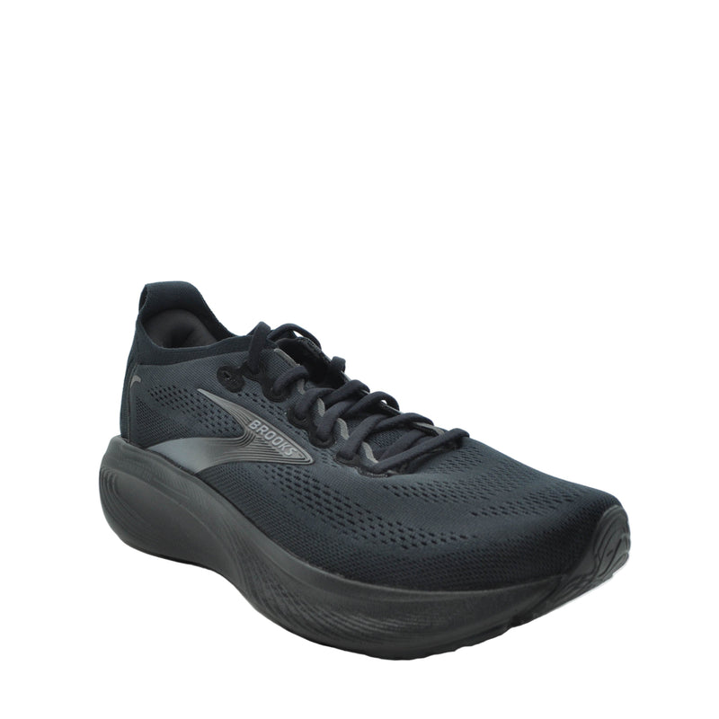Load image into Gallery viewer, mens black running shoes brooks
