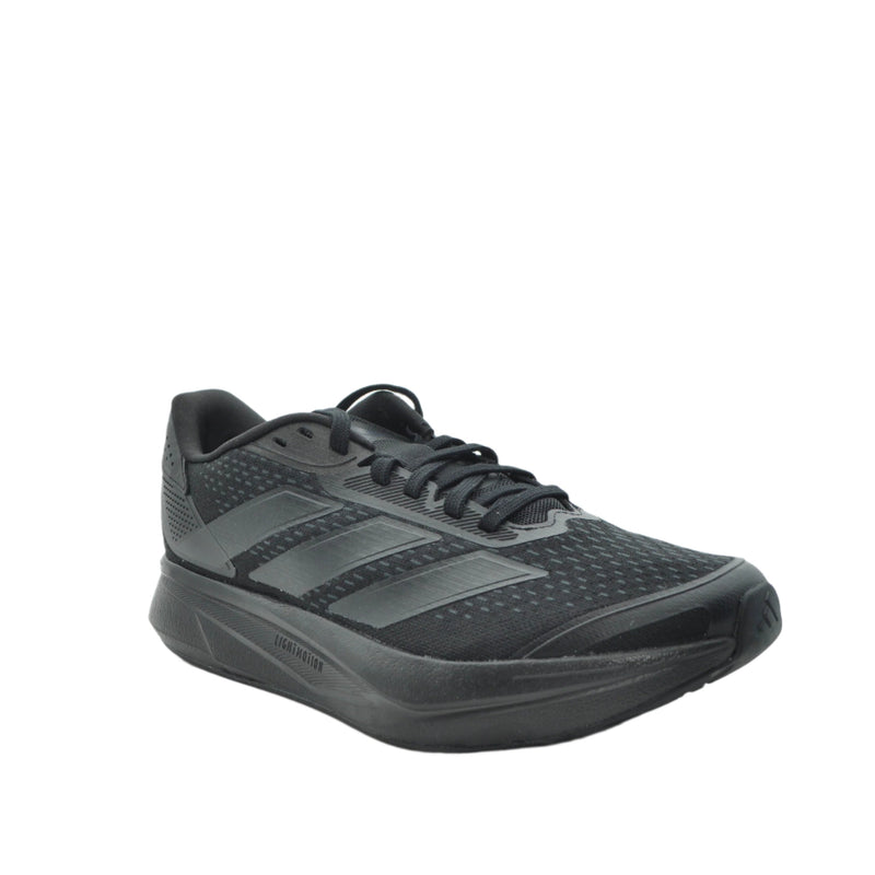 Load image into Gallery viewer, black adidas trainers
